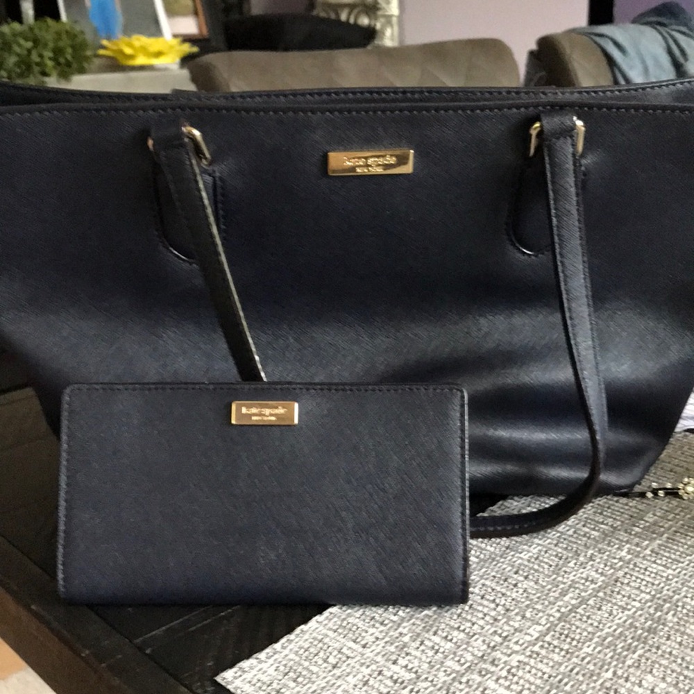 Kate Spade Leather Purse and Matching Wallet